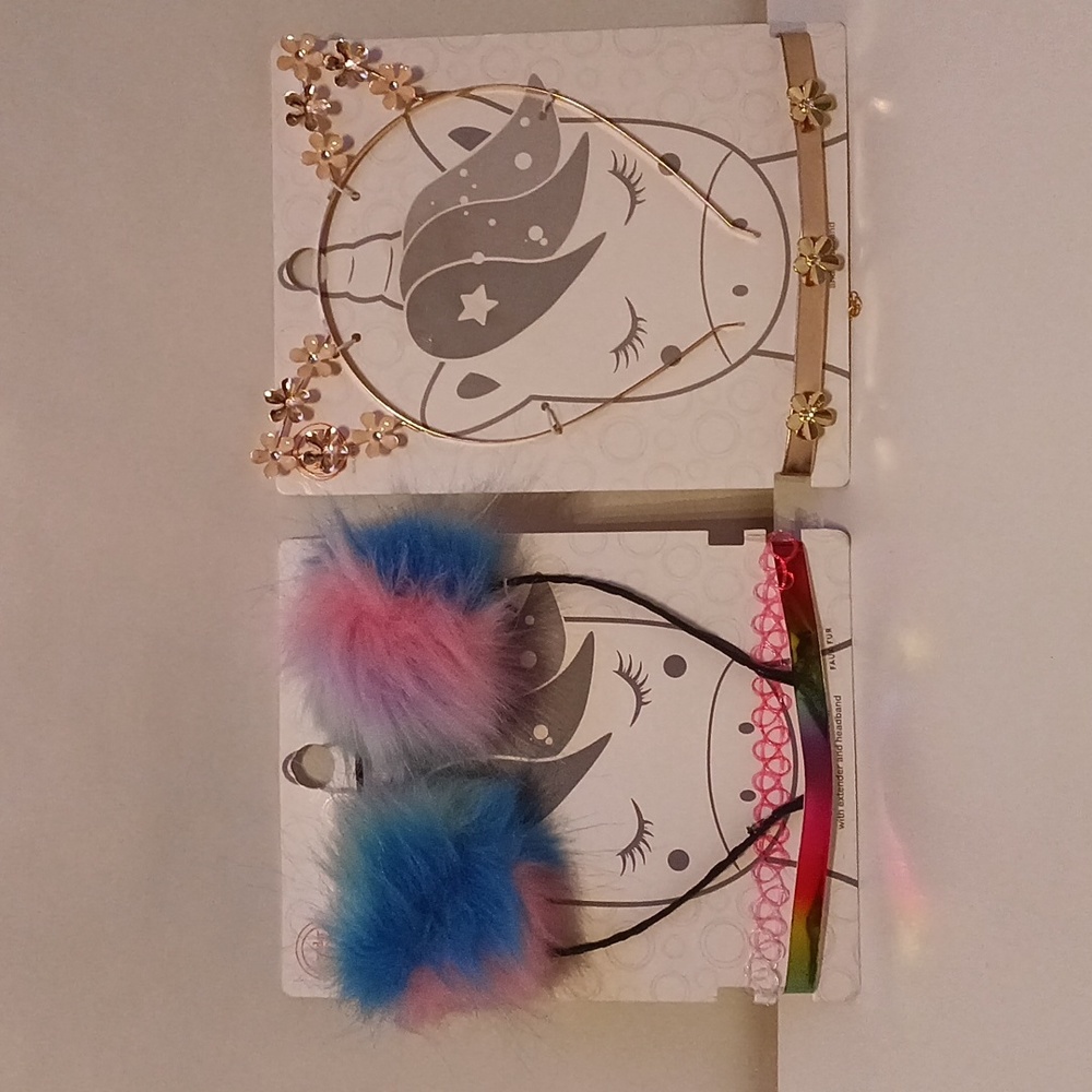 NWT 2 Sets of Headbands with 12 inch Choker w/ Extender